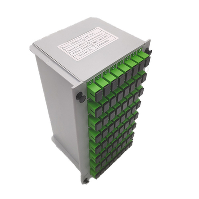 Perte de retour dB ≥50 Fibre optique Splitter Cassette PLC 1x64 SC UPC pour les performances