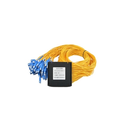3 1x2 1x4 1x8 1x16 câble de tubes en acier à fibre optique Mini/LGX/ABS Rapport de fibre optique Coupler optique Splitter de fibre PLC