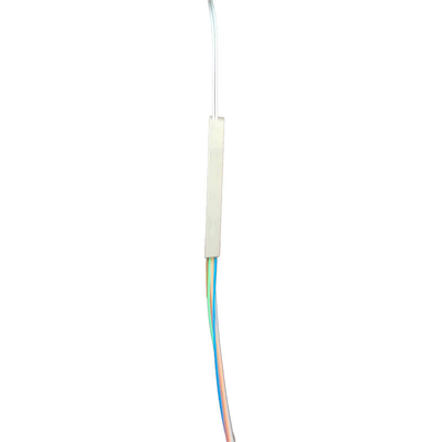 FTTX ODB NAP FTTH 2*8 Tuyaux en acier séparateur PLC sans connecteur Fils de haute résistance