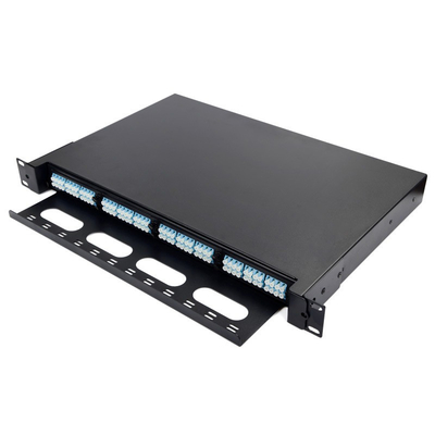Réseau Wiegand robuste de 19 pouces 48 SC 96 LC 4 Port Fibre Ningbo Panneau de patch en fibre optique