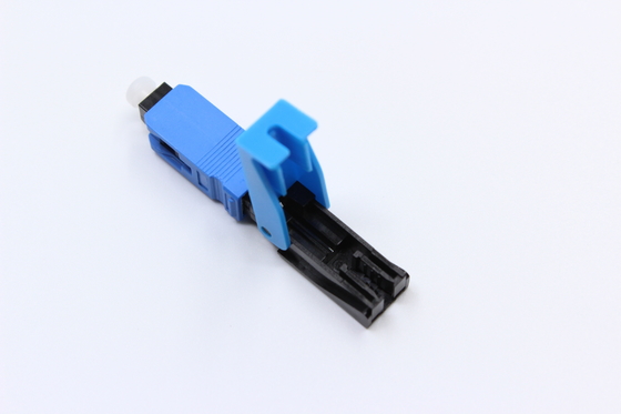 FTTH SC APC SC UPC Connecteur rapide d'assemblage sur le terrain pour le réseau FTTH FTTB FTTX 3 fois