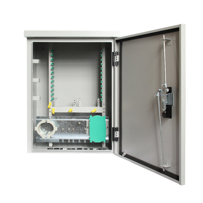 Télécommunications Armoire à fibre optique extérieure murale à 144 cœurs avec séparateur