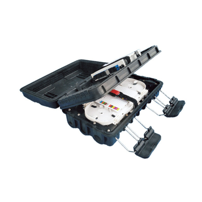 Emballage à fibres optiques horizontales à 6 ports pour le système de montage aérien/d'enterrement direct/duct