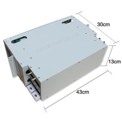 Cable de jonction en fibre optique en plastique ODF avec plateau chargé complet à 48 ports et adaptateurs SC/UPC