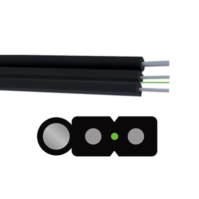 Télécommunications G657a Frp Kfr Drop Intérieur FTth câble à fibre optique pour les besoins personnalisés