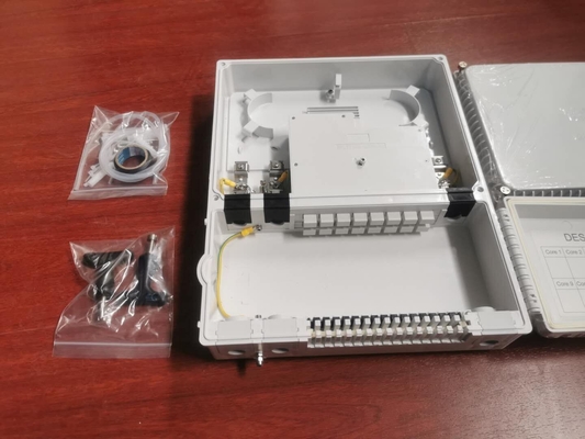 Deux portes 3 en 8 noyau 16 noyau boîte odp point de distribution en fibre optique solide pour le réseau