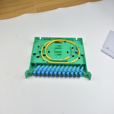 Cadre de distribution mini-optique en fibre extérieure à 12 cœurs avec plateau d'épissage polyvalent en fibre