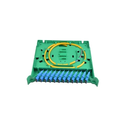 Cadre de distribution mini-optique en fibre extérieure à 12 cœurs avec plateau d'épissage polyvalent en fibre