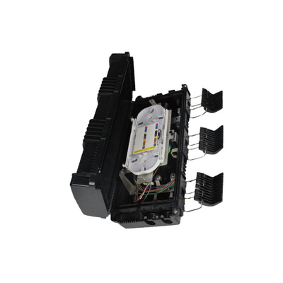 FTTX Pole monté à 16 cœurs Fermeture de jonction par fibre optique/ boîte de distribution Napbox Noir