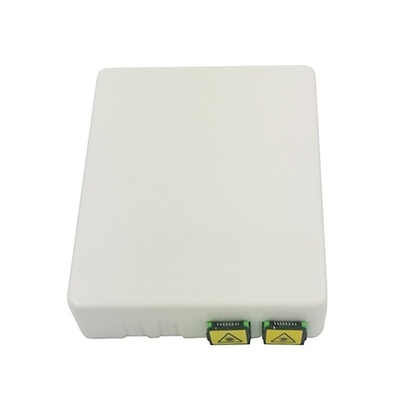 Boîte de panneau de prise en fibre optique FTTH mini montée sur le mur avec 2 ports et SC/APC Pigtail
