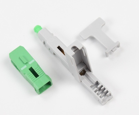 Transmission de signal par fibre avec faible perte de signal SC APC SC UPC Assemblage de connecteur rapide