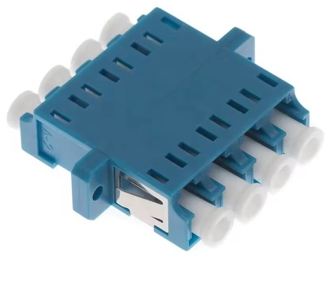 SM MM 4 Port LC APC/UPC 4 Adaptateur optique en fibre optique duplex pour la transmission de signaux en fibre