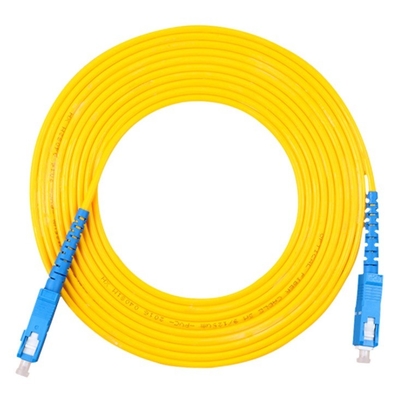 Le câble de fibre 14130199 SS-OP-D-LC-S-10 LC/PC-LC/PC-Single Mode-G6.652D-2MM-10M-PVC-YE est un câble AOC MPO