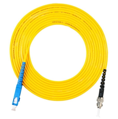 Le câble de fibre 14130199 SS-OP-D-LC-S-10 LC/PC-LC/PC-Single Mode-G6.652D-2MM-10M-PVC-YE est un câble AOC MPO
