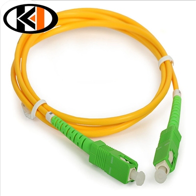 Télécommunication Type de fibre SM LSZH 2 mm câble de patch avec faible perte et options de longueur