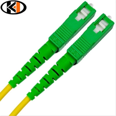 Télécommunication Type de fibre SM LSZH 2 mm câble de patch avec faible perte et options de longueur