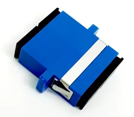 Adaptateur optique en fibre optique SC Adaptateurs optiques duplex en mode unique avec connecteur SC à obturateur