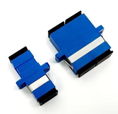 Adaptateur optique en fibre optique SC Adaptateurs optiques duplex en mode unique avec connecteur SC à obturateur