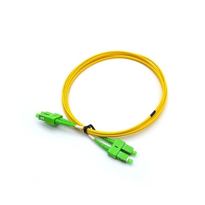 Mode unique 9/125 câble de patch en fibre optique extérieure en double SC/UPC-SC/UPC pour télécommunications