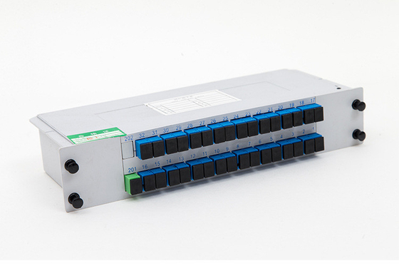 1*16 1*32 SC Connecteur LGX PLC Cassette PLC Splitter Type de fibre G657 ou personnalisé 3 fois