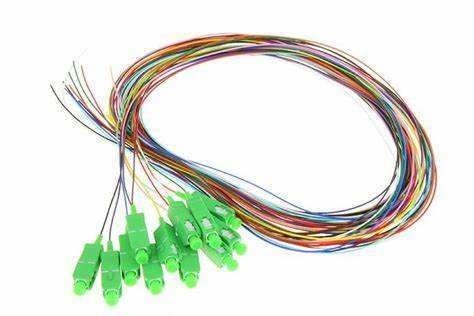 Sortie 0,9 mm LSZH Pigtails en fibre optique 12Cords 1,5 2,0 3,0 Perte d'insertion ≤ 0,3 dB 3