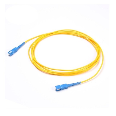 Télécommunications Jumper d'imprimante à fibre optique avec connecteurs SC-SC et câble de queue