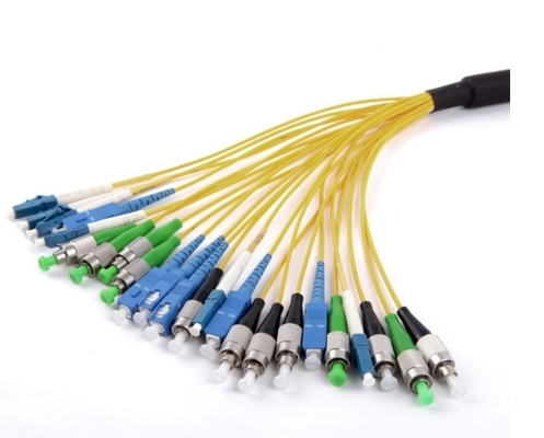 Télécommunications Jumper d'imprimante à fibre optique avec connecteurs SC-SC et câble de queue