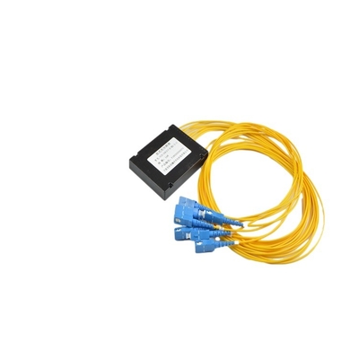 Réseau 4G ABS Splitter PLC à fibre optique de type boîte en plastique avec connecteur SC/APC LC/APC pour PON FTTX et CATV