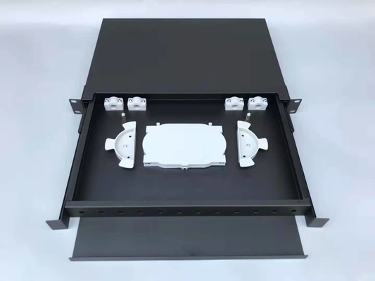 PLC Splitter 1U 19 " 24 Ports SC/APC 1 24 Splitter à fibre optique pour réseau LAN sans fil