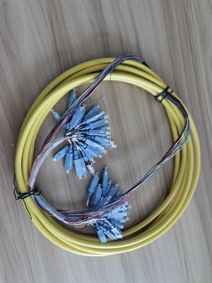 Cordon de patch pré-terminé SC/UPC à 24 cœurs avec plateau d'installation maximum Numéro de plateau de jonction 1