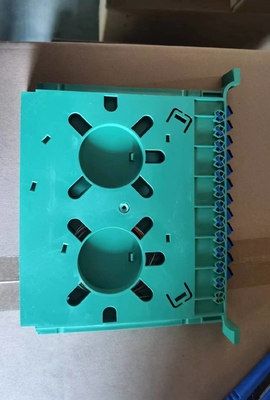 12 plateaux de câbles de jonction de fibre optique en plastique pour FTTX