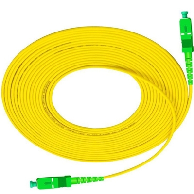 Mode unique G657A SC UPC APC Cordon de patch en fibre optique pour réseau FTTH extérieur intérieur
