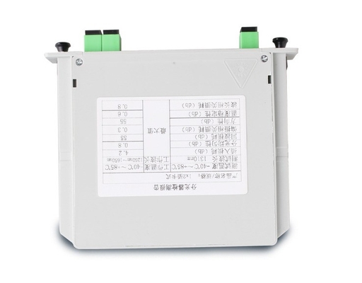 Splitter de carte personnalisé G657 de type fibre 2x1 1 * 2 pour le cabinet de fibre optique de réseau 4G