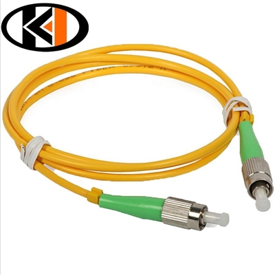 SC FC ST LC UPC Cordon de patch en fibre optique de 3,0 mm Simplex OM3 OM4 LC pour les équipements de télécommunications