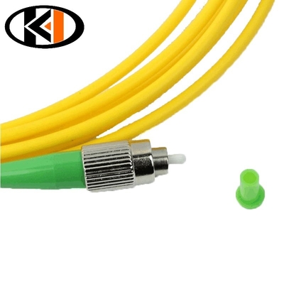 SC FC ST LC UPC Cordon de patch en fibre optique de 3,0 mm Simplex OM3 OM4 LC pour les équipements de télécommunications
