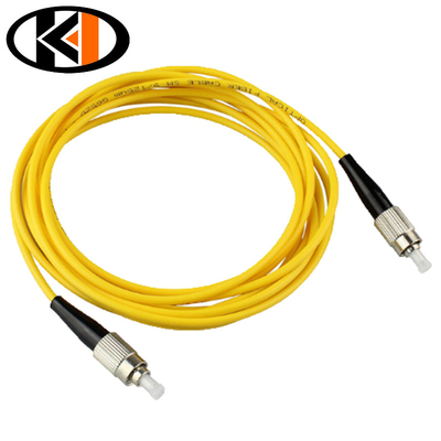 SC FC ST LC UPC Cordon de patch en fibre optique de 3,0 mm Simplex OM3 OM4 LC pour les équipements de télécommunications