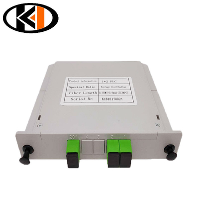 ODF 1-2 Fibre SC APC Plug-in Cassette PLC Splitter 1-2 avec 2/4/6/8/16/32/64 Les fibres