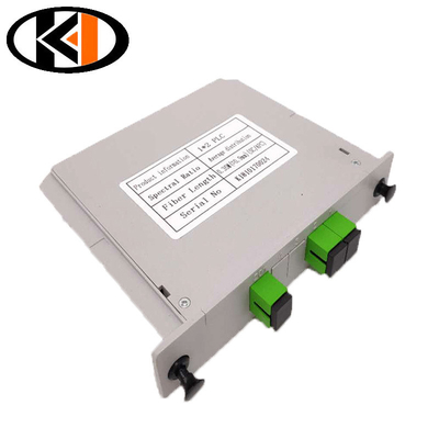 ODF 1-2 Fibre SC APC Plug-in Cassette PLC Splitter 1-2 avec 2/4/6/8/16/32/64 Les fibres
