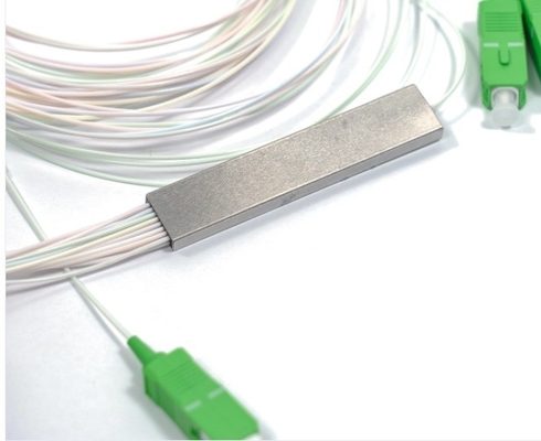 1*32 1*64 1*128 Tubes en acier SC/ APC Mini fibre optique GPON 1x128 PLC Splitter