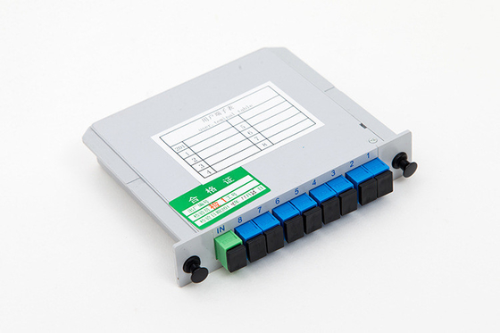 1 à 8 PLC Splitter avec connecteur SC FC LC ST Type G657A Type de fibre à prix abordable
