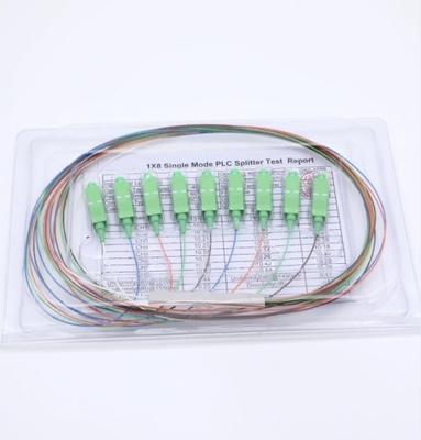 Splitter de fibres 0,9 mm 1*3 1*5 1*6 1*7 2*4 2*32 Façons SC/UPC SC/APC Splitter de connecteur 2*1