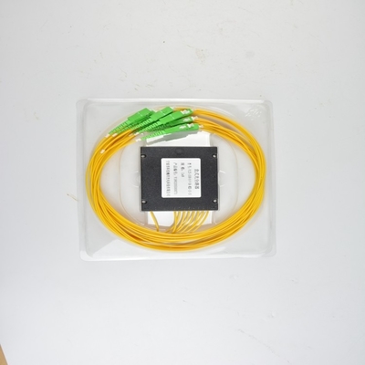 1260-1650nm 1*2 1*4 1*8 1*16 1*32 1*64 FTTH Fibre optique PLC Splitter Cassette Connecteurs de type SC