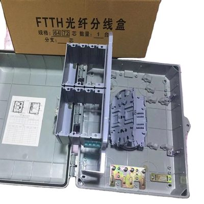 Télécommunication FTTH Fibre 72 Core/64 Core Terminal Box avec LGX Splitter ou Mini Type PLC Splitter
