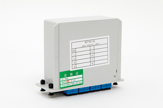 Splitter PLC de transmission de signal par fibre 1x16 LGX SC APC UPC pour une solution d'économie d'espace