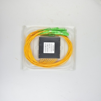 3- Splitter PLC à fibre optique réseau 1x4 2x8 16x32 Boîte de module ABS Connecteur optique passif