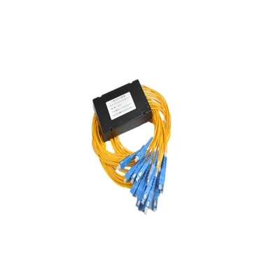 3- Splitter PLC à fibre optique réseau 1x4 2x8 16x32 Boîte de module ABS Connecteur optique passif