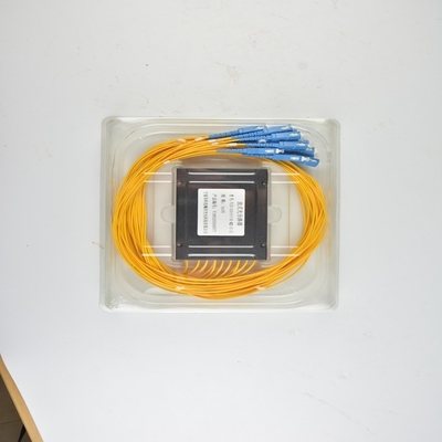 3- Splitter PLC à fibre optique réseau 1x4 2x8 16x32 Boîte de module ABS Connecteur optique passif
