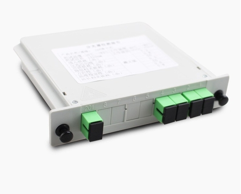 1*4 Fibre optique verte SC APC à SC UPC Splitter pour Huawei Longueur d'onde 1260-1650 nm