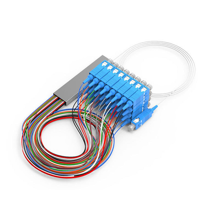 1M/1.5M G657A Splitter PLC à fibre optique 1x2 1x4 1x8 1x16 pour le type de connecteur SC/FC/LC/ST