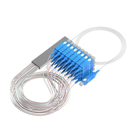 1M/1.5M G657A Splitter PLC à fibre optique 1x2 1x4 1x8 1x16 pour le type de connecteur SC/FC/LC/ST